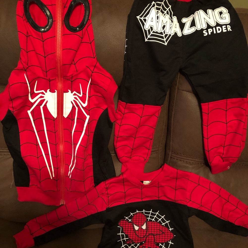 3 pcs Spider-Man jogger set